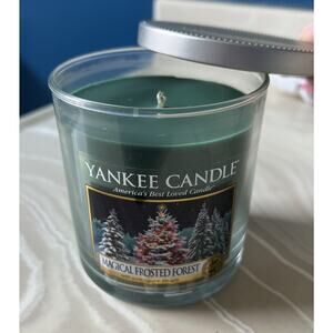 Yankee Candle Magical Frosted Forest 7 Ounce Single Wick Metal Lid New